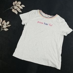 Time&Tru Light Grey Top Large